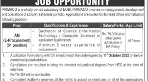 Pakistan Real Estate And Management Company jobs